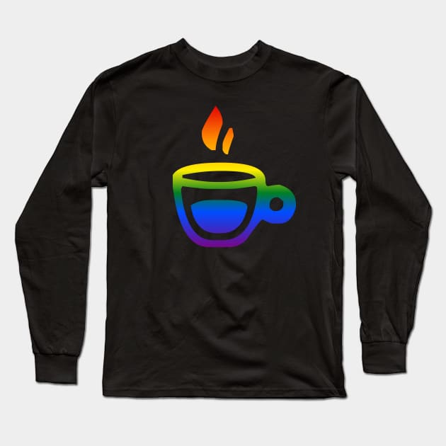 Coffee Pride Long Sleeve T-Shirt by PrinceSnoozy